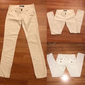 White Hudson Skinny Jeans Size 27